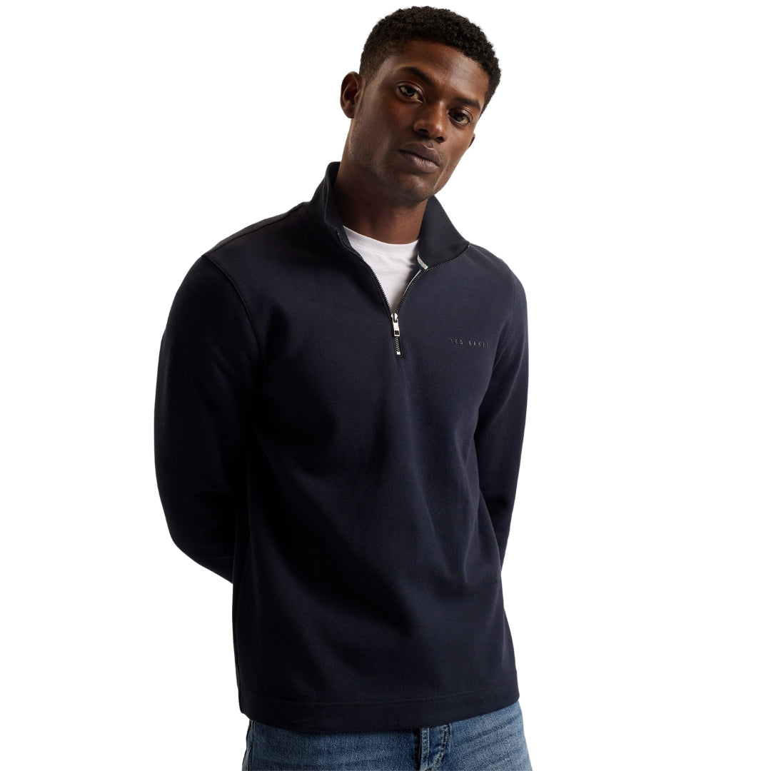 Ted Baker MMB ACTOS Ls Branded Half Zip 1