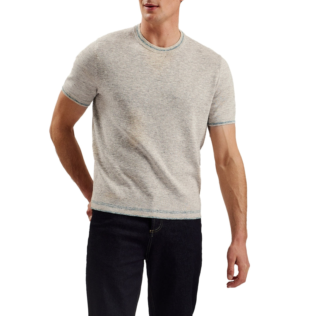 Ted Baker MMK ERIKS SS Regular Textured Front T Sh 7