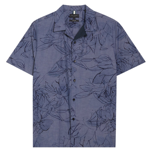 Ted Baker MMA TERRONI SS Regular Chambray Floral S 2