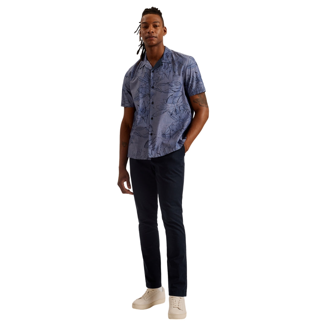 Ted Baker MMA TERRONI SS Regular Chambray Floral S 2