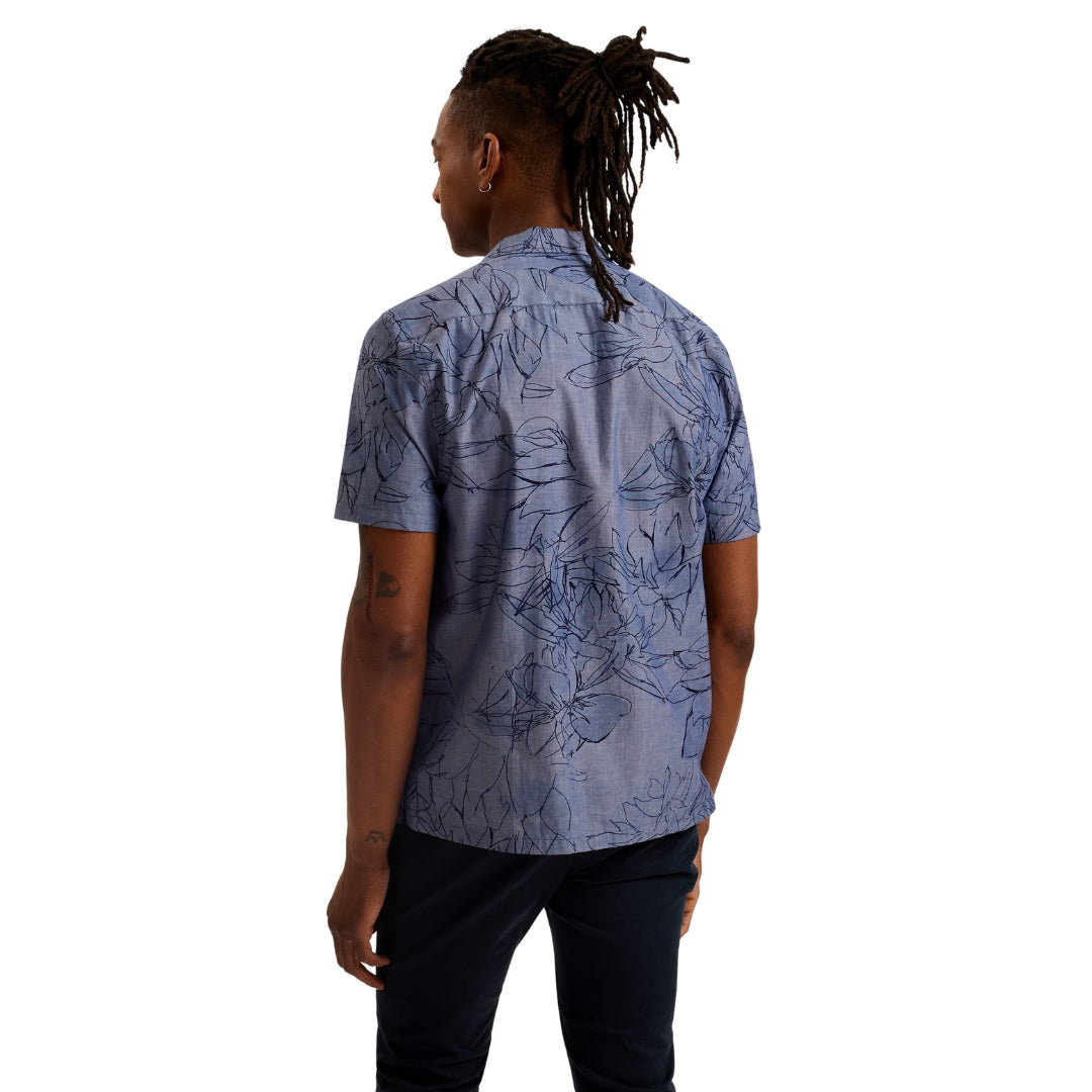 Ted Baker MMA TERRONI SS Regular Chambray Floral S 2