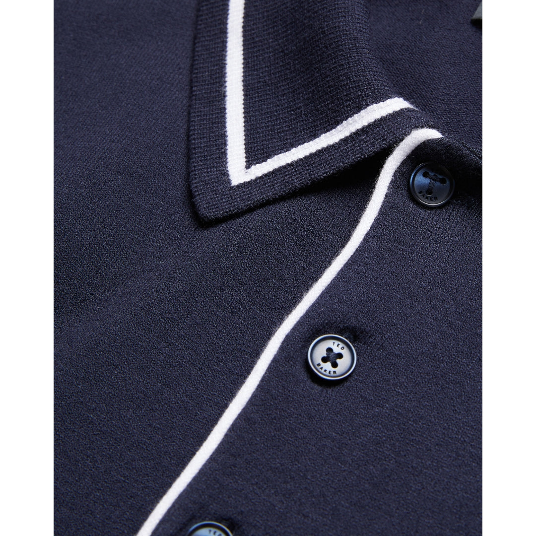 Ted Baker MMK DUNOW SS Pointelle Diamond Polo 3