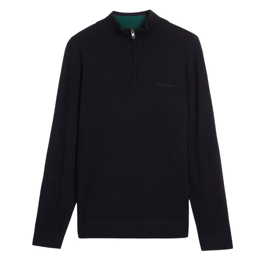 Ted Baker MMK FASHBEE LS Branded Merino Half Zip 7