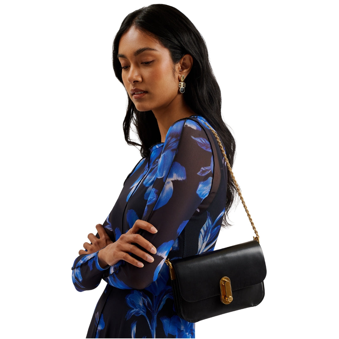 Ted Baker WXB KKAYSA Polished Small Leather Crossb One Size