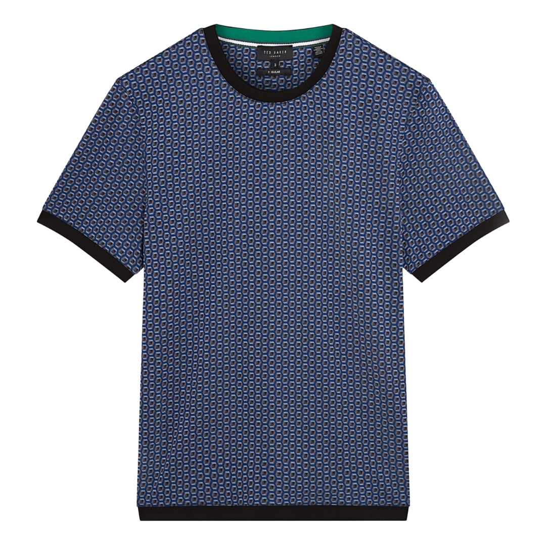 Ted Baker MMB ALDANE SS Geometric Jacquard T Shirt 5