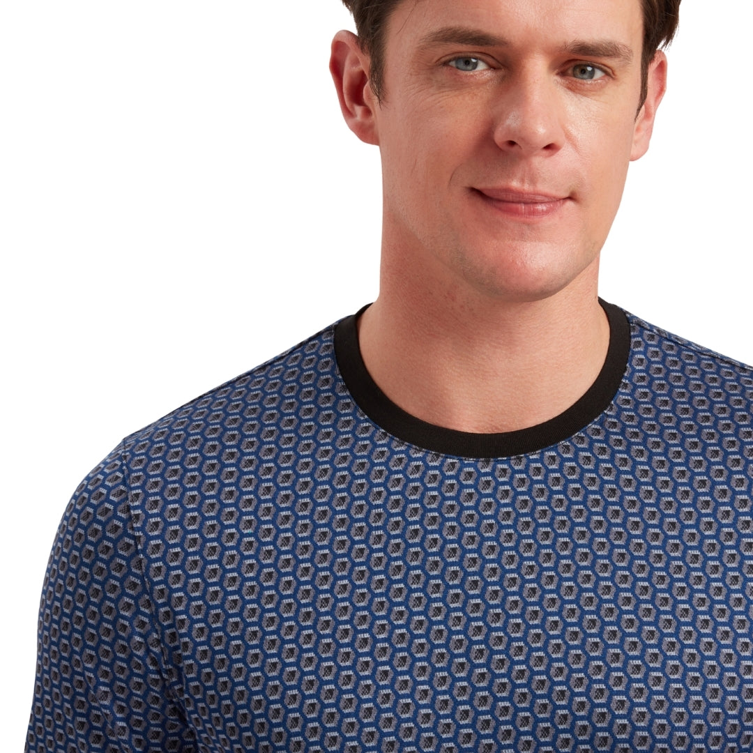 Ted Baker MMB ALDANE SS Geometric Jacquard T Shirt 5