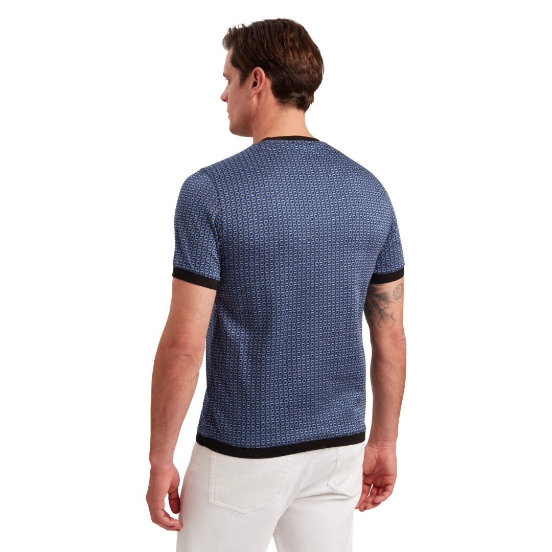 Ted Baker MMB ALDANE SS Geometric Jacquard T Shirt 5