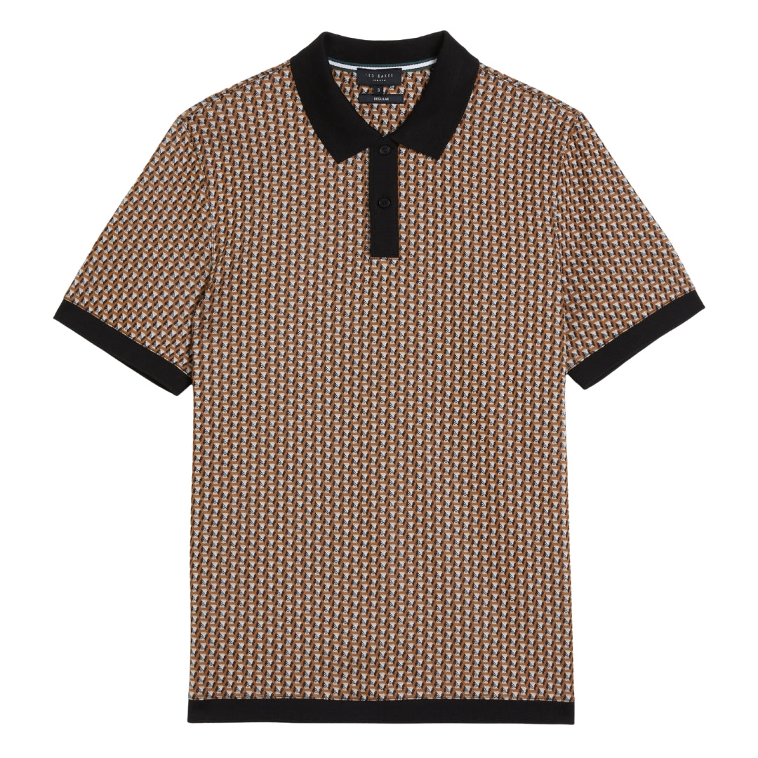 Ted Baker MMB WAYSUB SS Regular Geo Polo Shirt 5