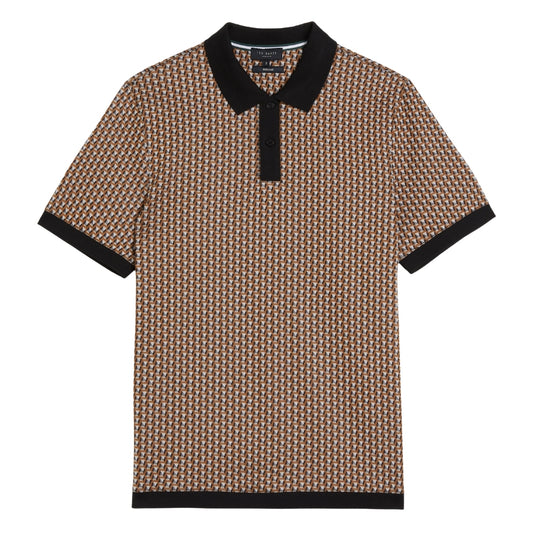 Ted Baker MMB WAYSUB SS Regular Geo Polo Shirt 5