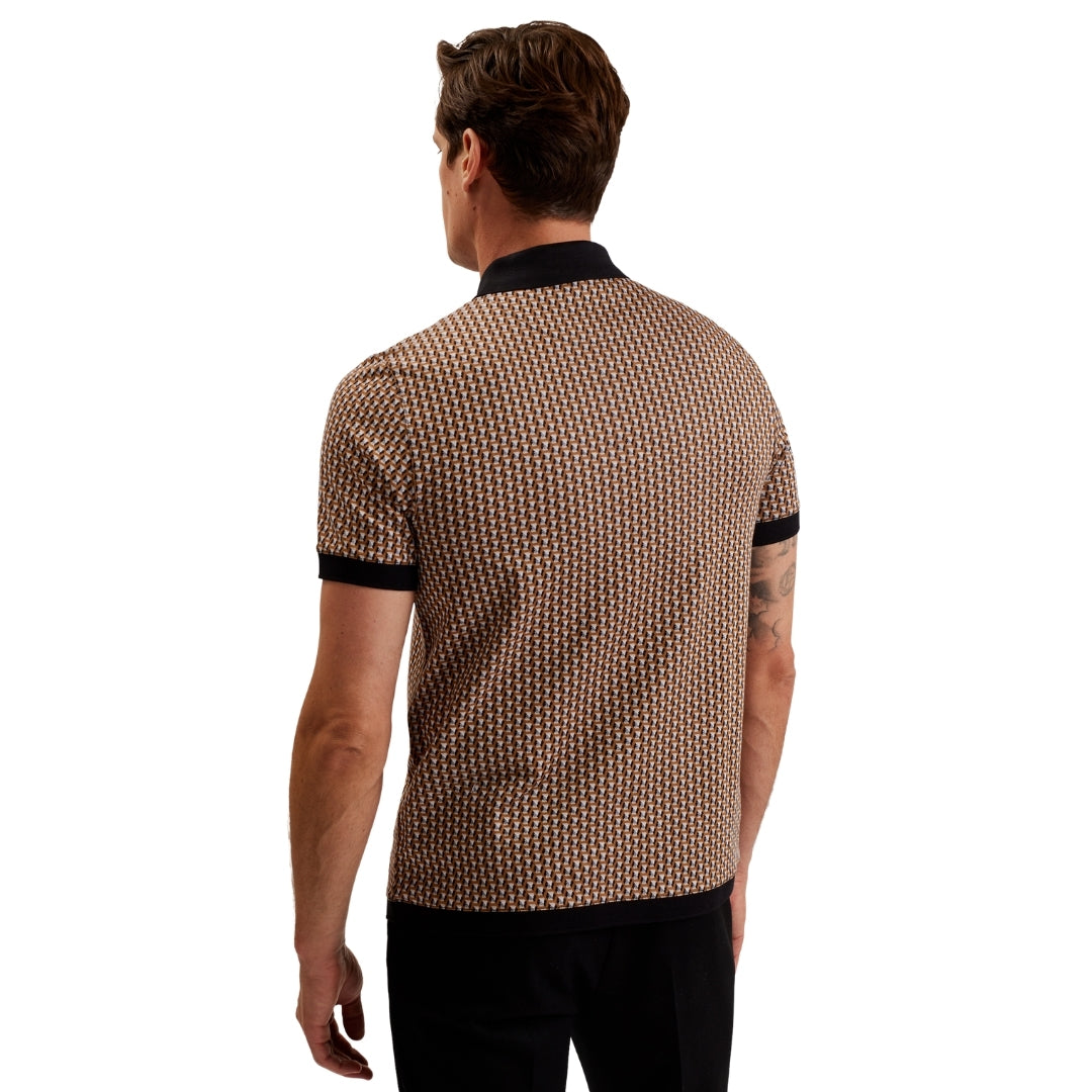 Ted Baker MMB WAYSUB SS Regular Geo Polo Shirt 5