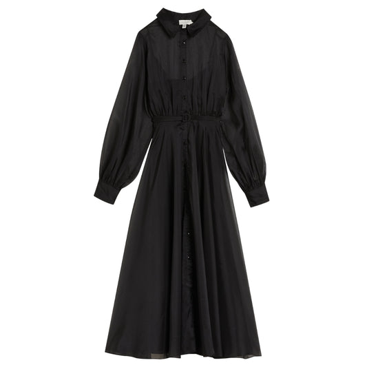 Ted Baker WMD GIBARA Sheer Organza Shirt Maxi Dres 6