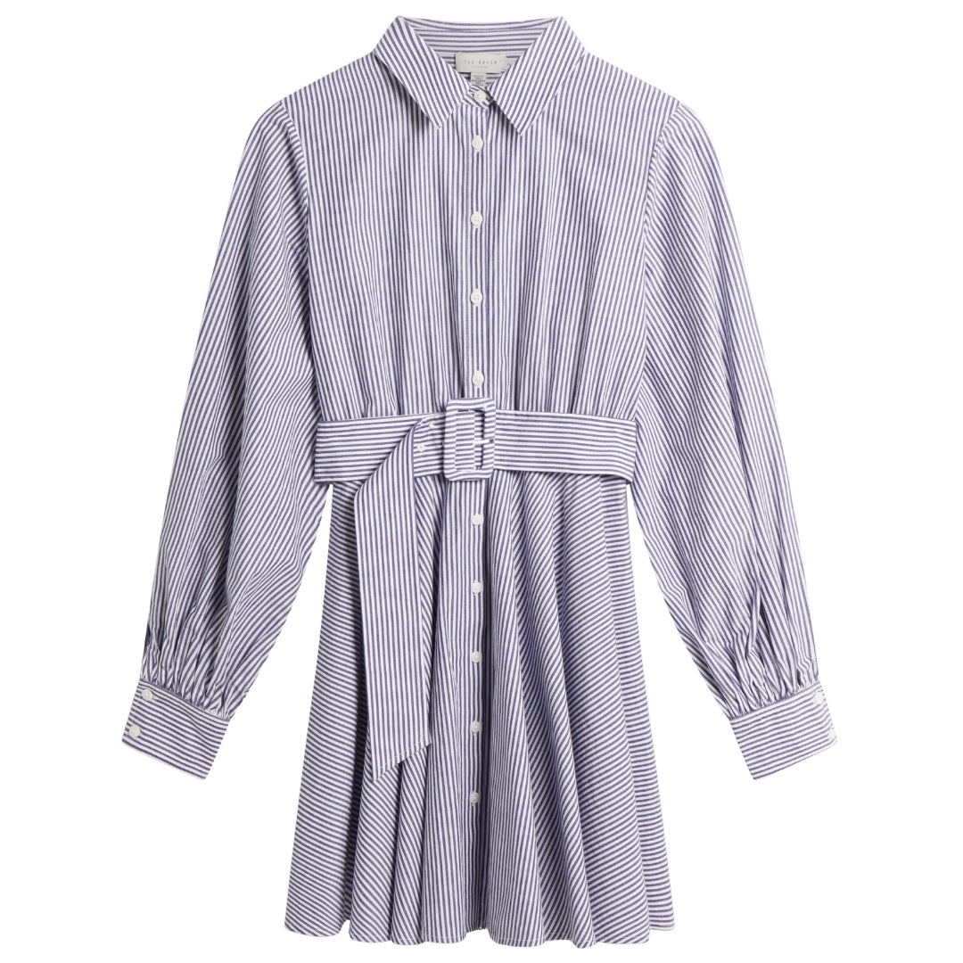Ted Baker WMD IBARRA Cotton Shirt Mini Dress with