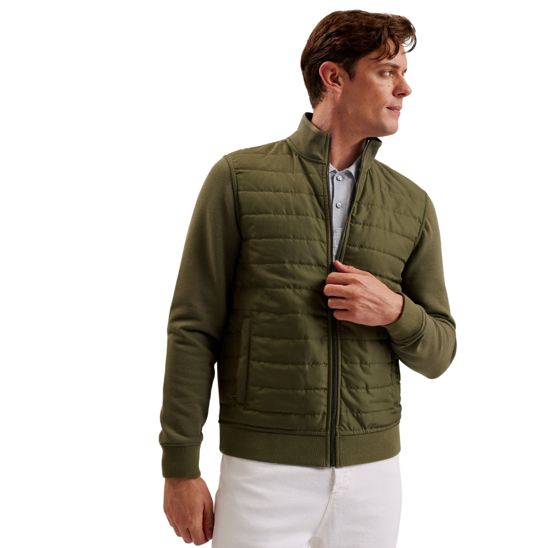 Ted Baker MMB ENTIL LS Regular Fit Quilted Funnel 7