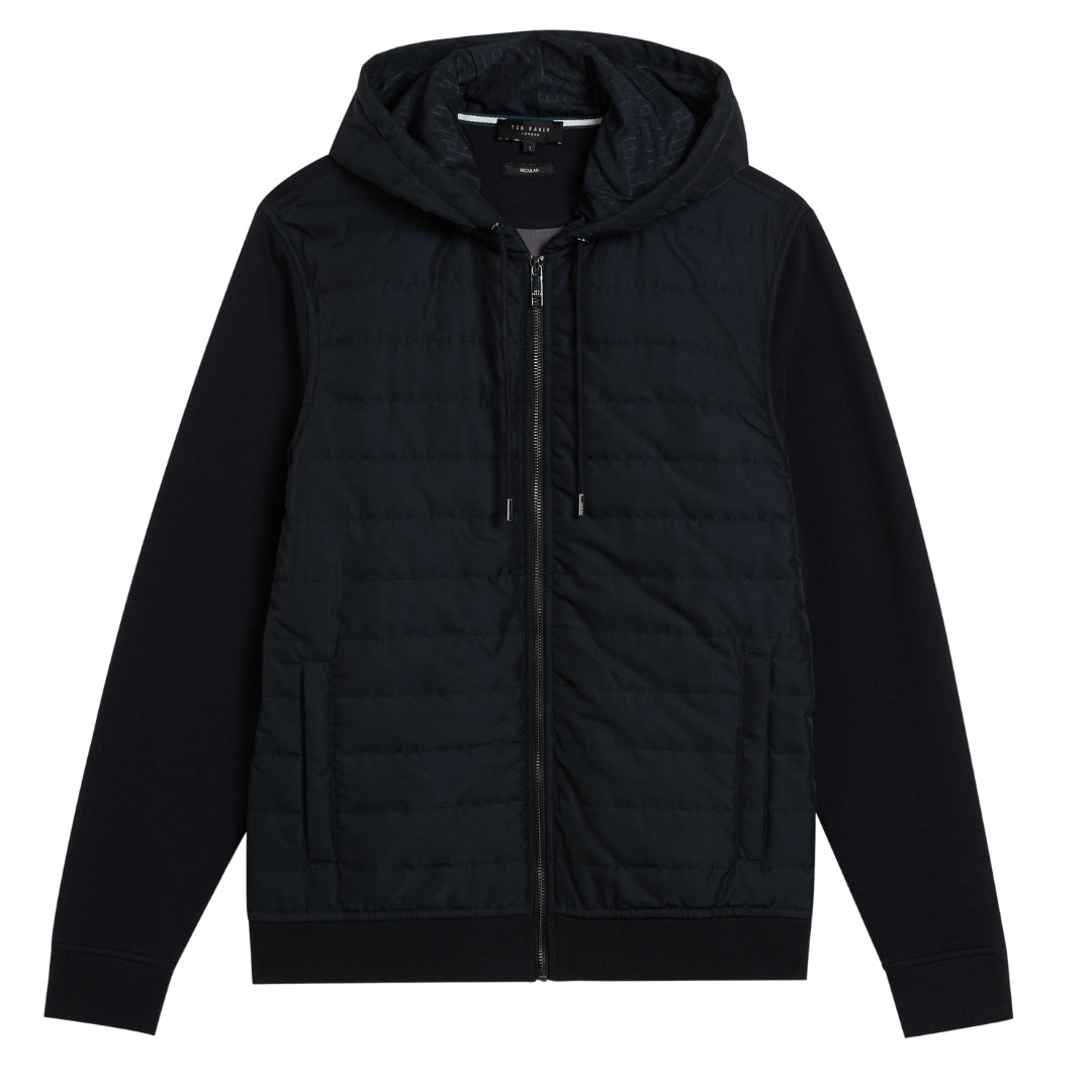 Ted Baker MMB ADBURYS Regular Quilted Zip Hoodie 5