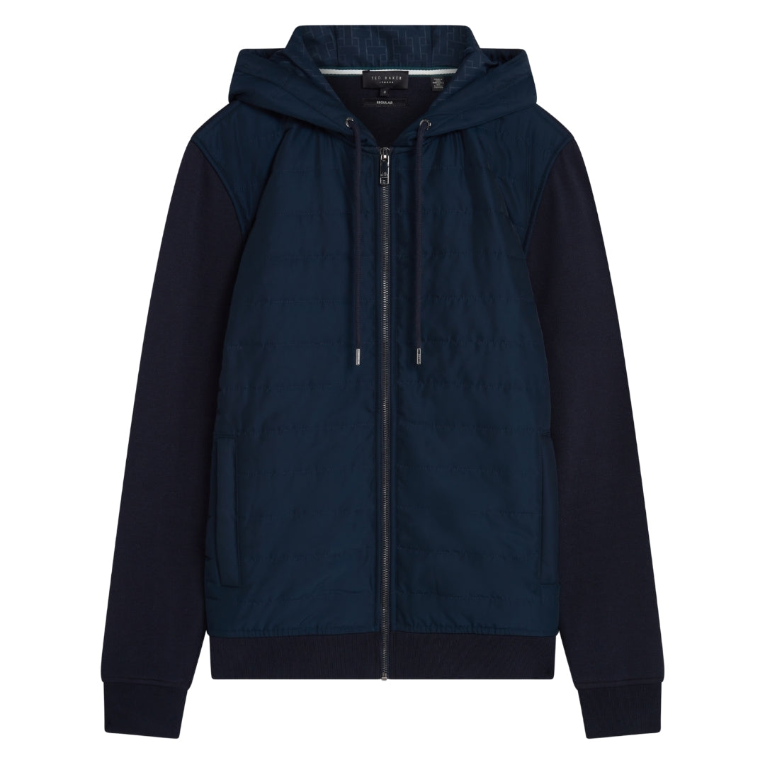 Ted Baker MMB ADBURYS Regular Quilted Zip Hoodie 3