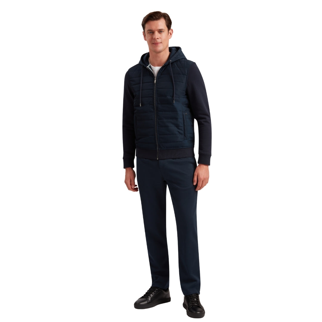 Ted Baker MMB ADBURYS Regular Quilted Zip Hoodie 3