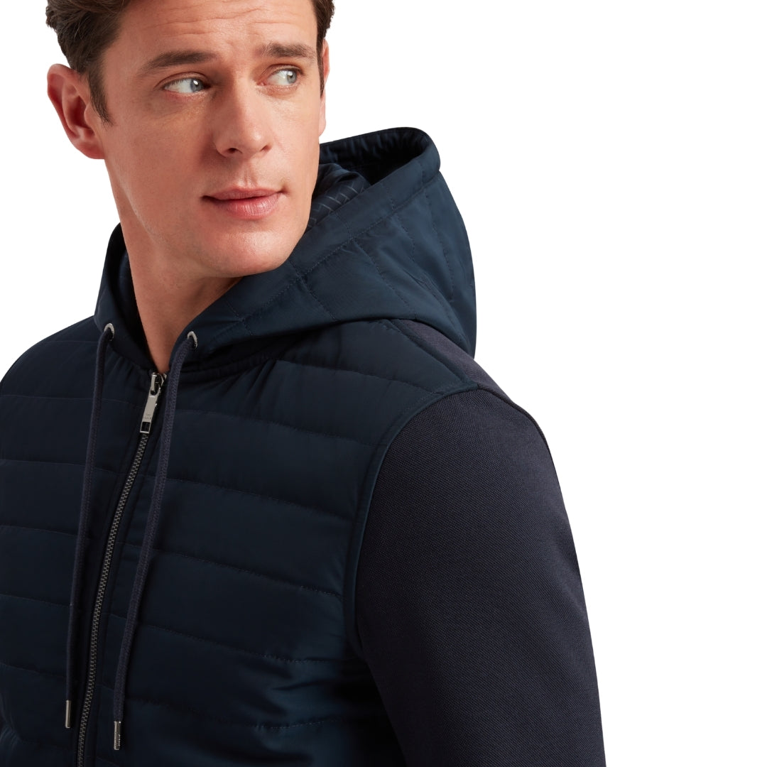 Ted Baker MMB ADBURYS Regular Quilted Zip Hoodie 3