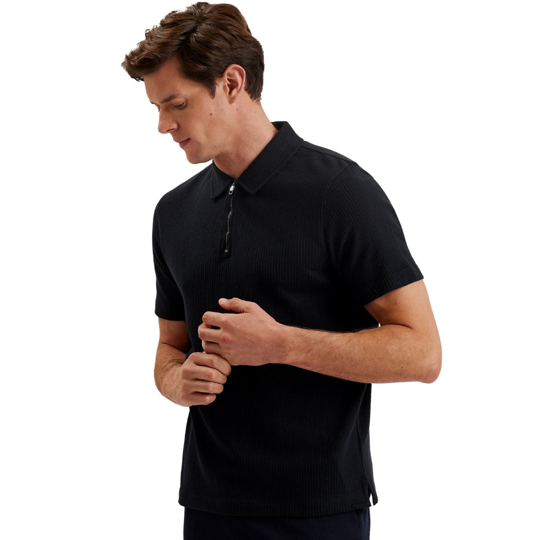 Ted Baker MMB ELGRAVE SS Regular Textured Half Zip 7