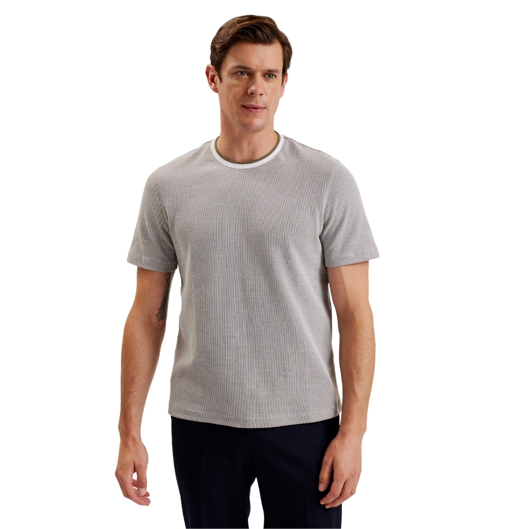 Ted Baker MMB ARLON SS Regular Fit Textured T Shir 4