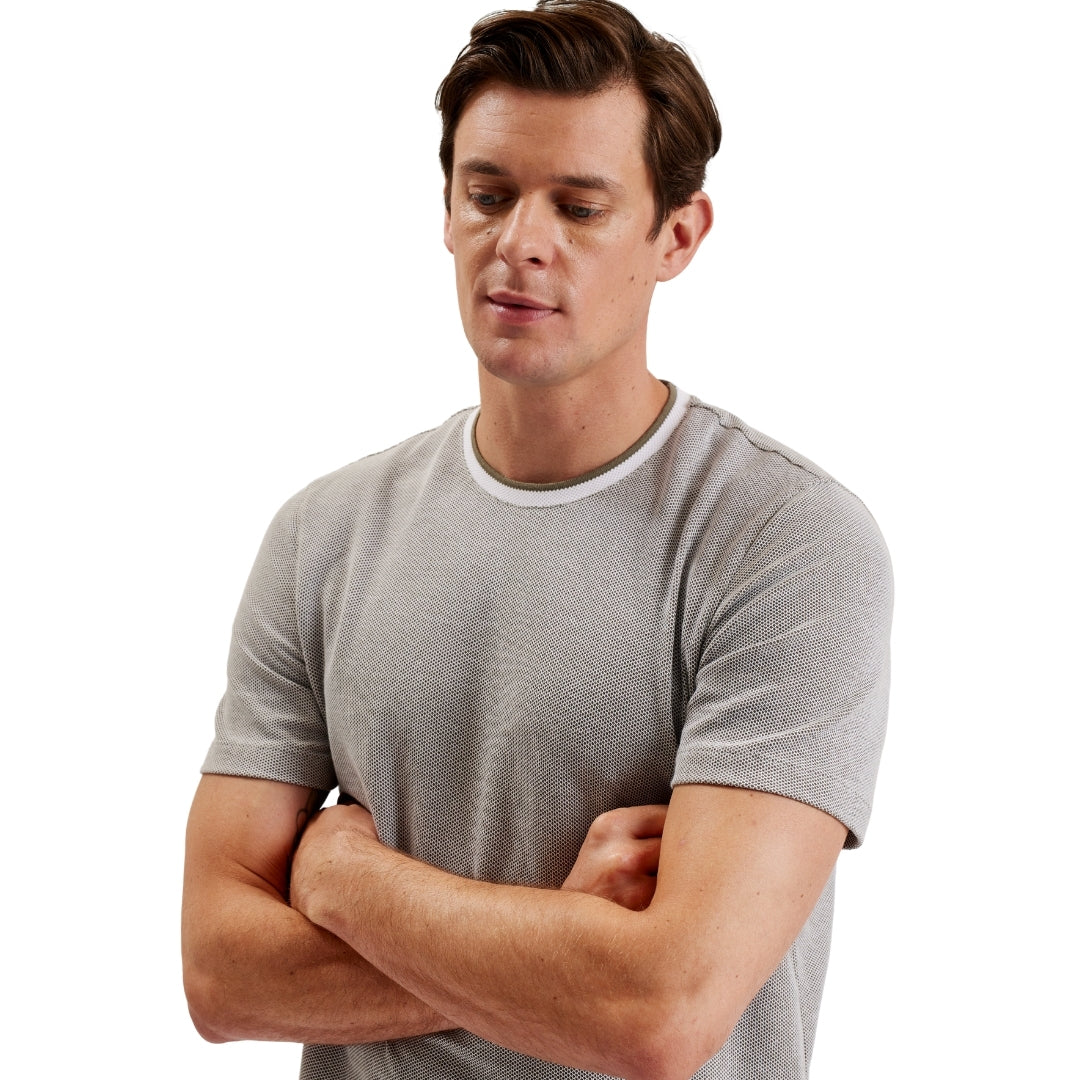 Ted Baker MMB ARLON SS Regular Fit Textured T Shir 4
