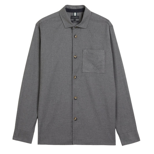 Ted Baker MMA GAIUS LS Oversized Wool Blend Shirt 6