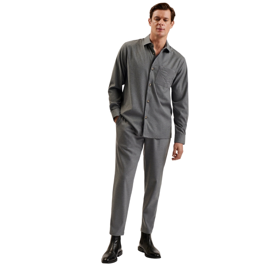 Ted Baker MMA GAIUS LS Oversized Wool Blend Shirt 6