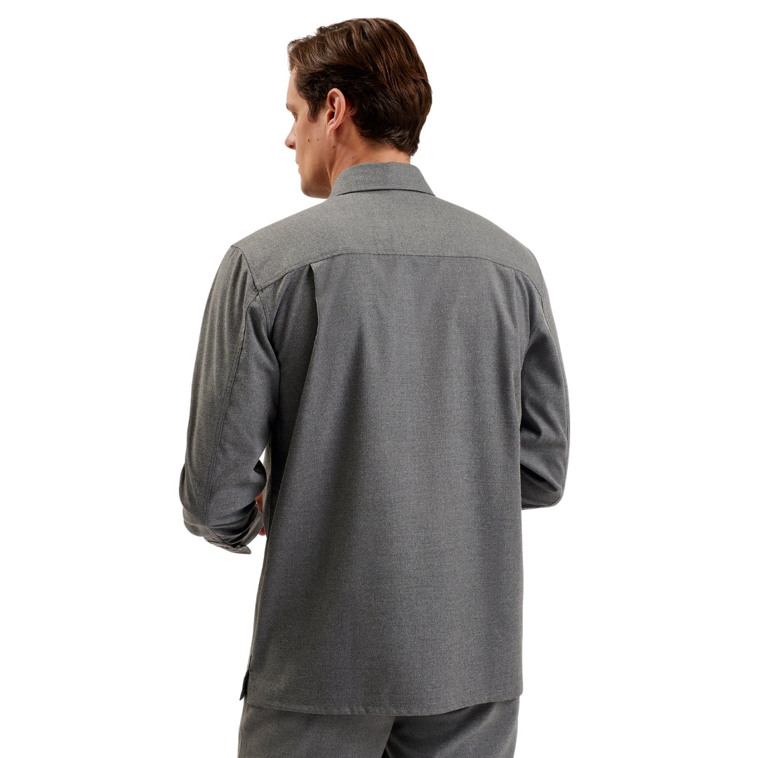 Ted Baker MMA GAIUS LS Oversized Wool Blend Shirt 6