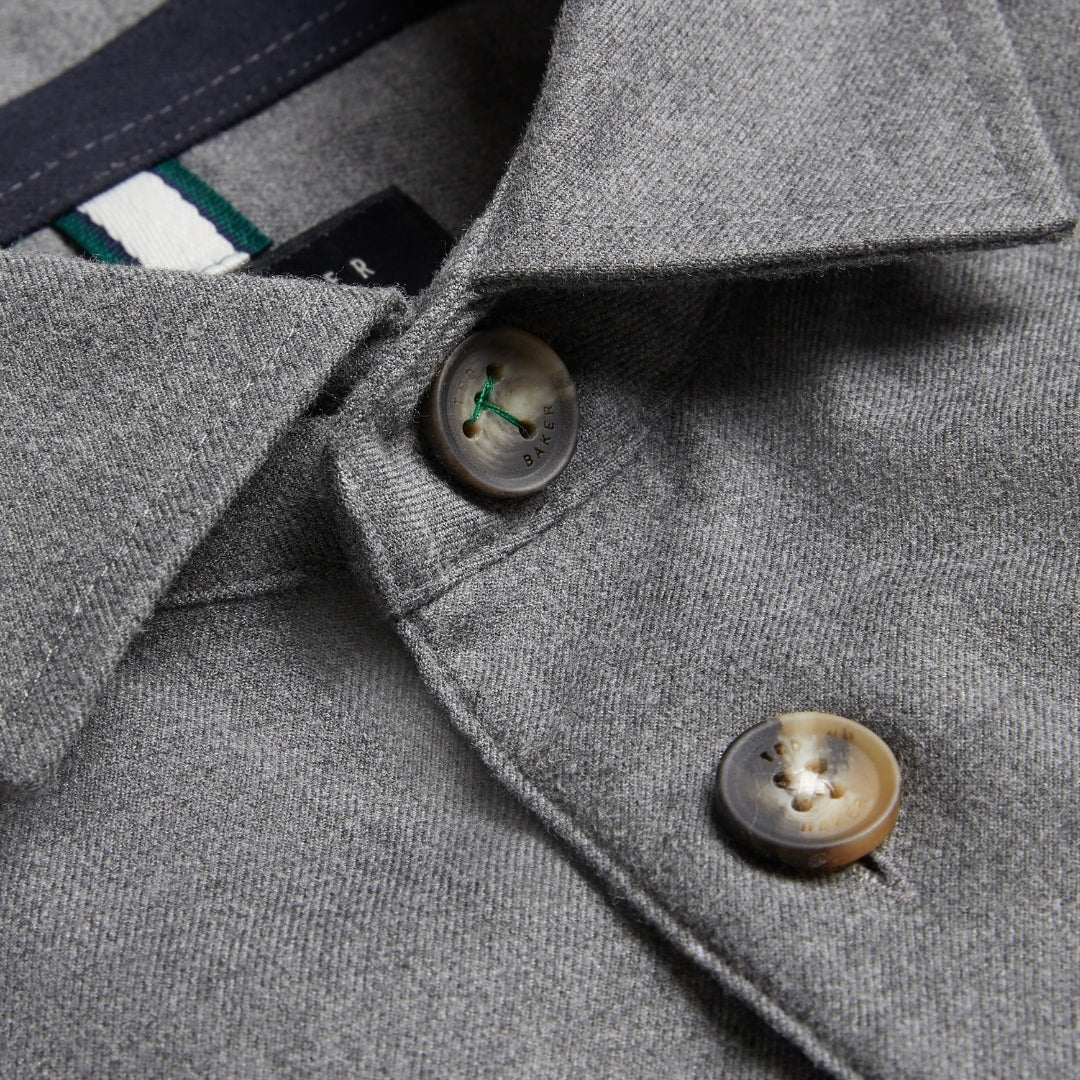 Ted Baker MMA GAIUS LS Oversized Wool Blend Shirt 6
