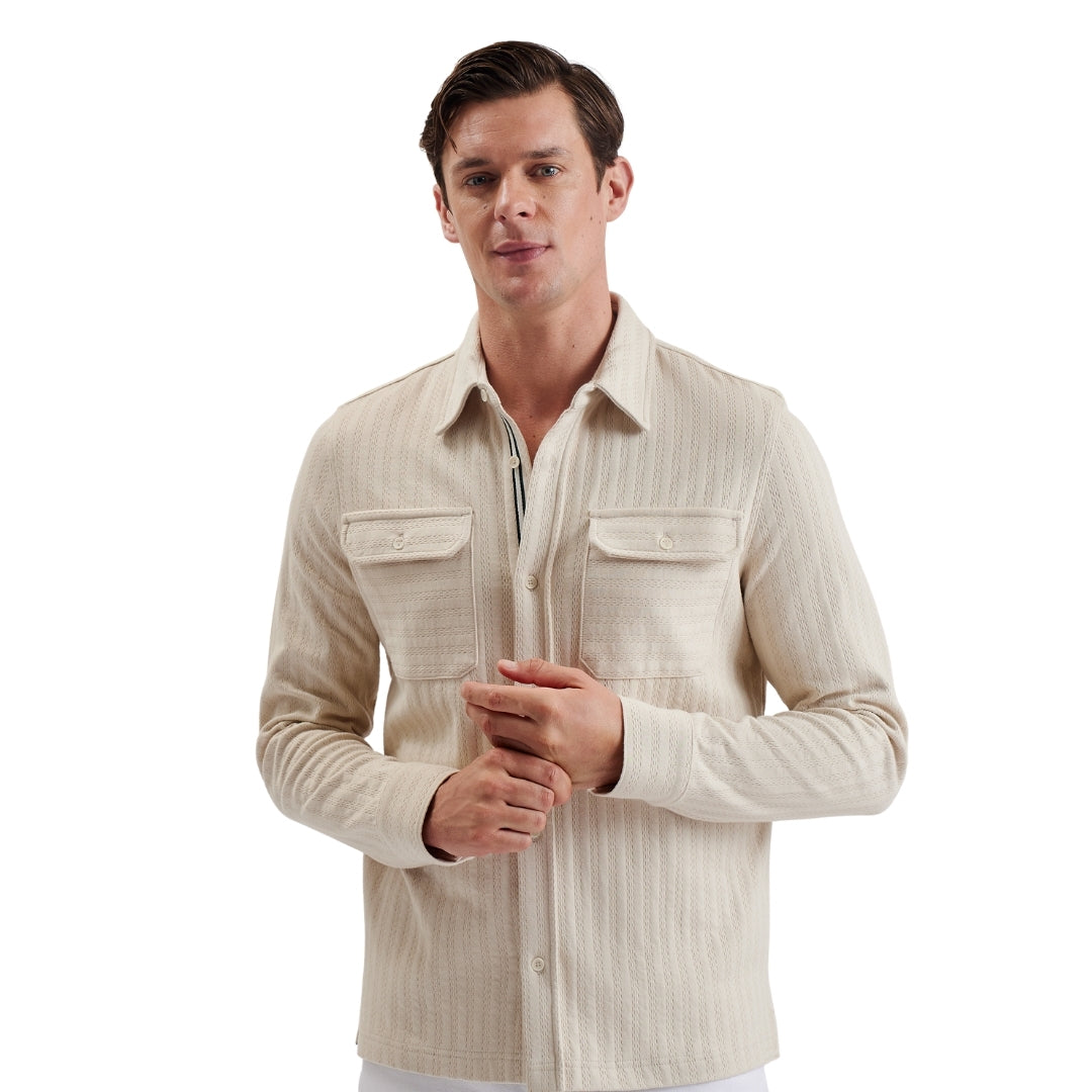 Ted Baker MMB BELZA LS Regular Fit Textured Shirt 1
