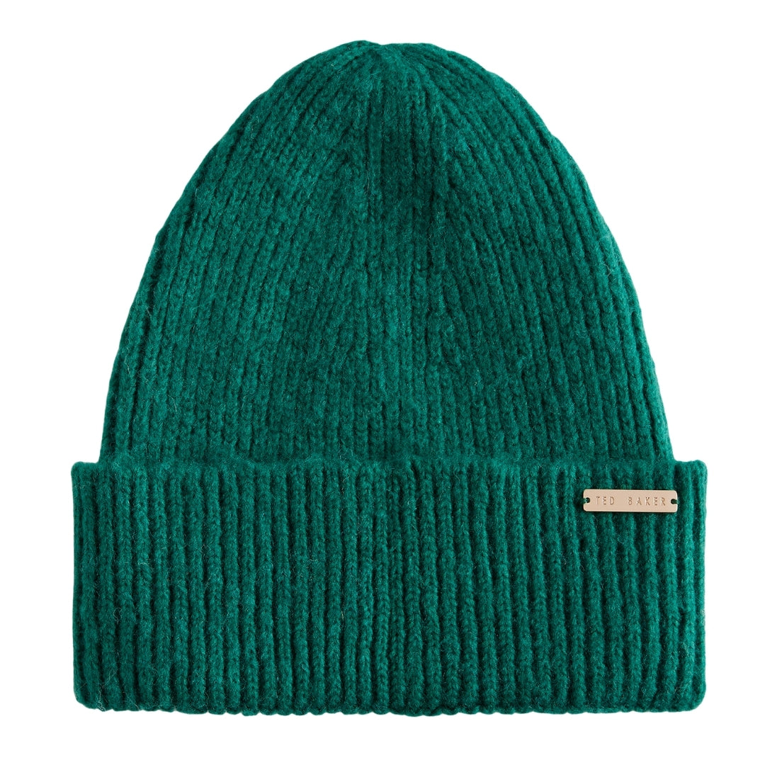 Ted Baker WXH LIDIAAS Knitted Ribbed Beanie Hat One Size