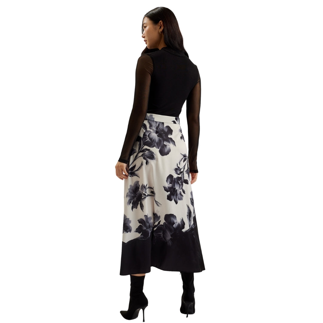 Ted Baker WMD SELNAA Mesh Top Printed Skirt Midi D