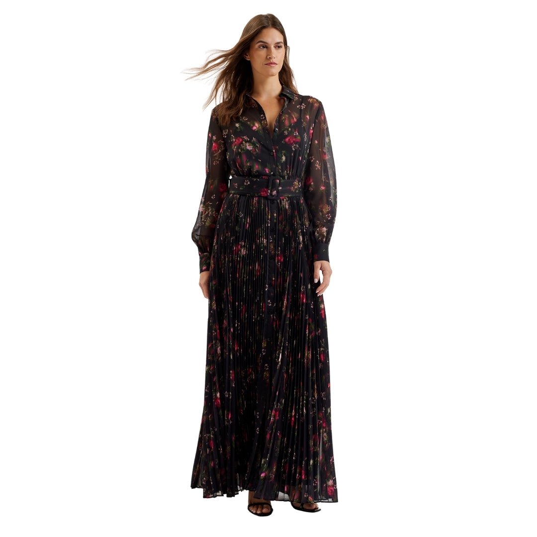 Ted Baker WMD CEIBA Printed Maxi Shirt Dress 6