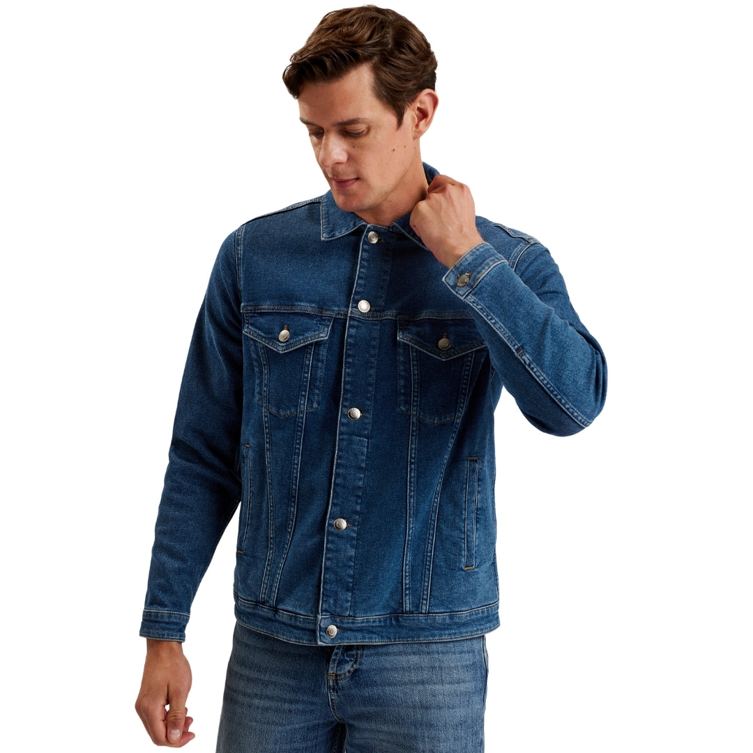 Ted Baker MMP BRISBAN Denim Trucker Jacket 1