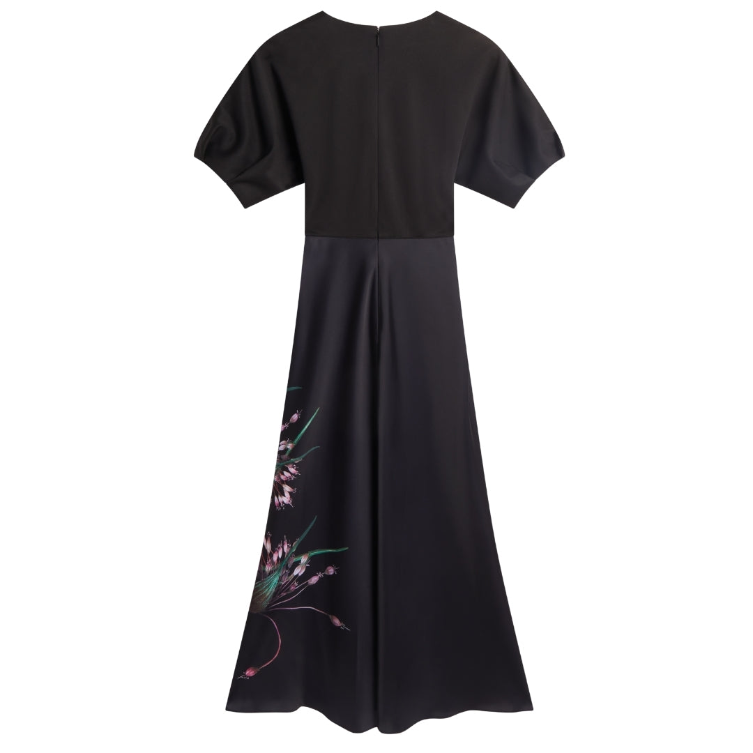 Ted Baker WMD SADO Printed Ponte Bodice Satin Skir 4
