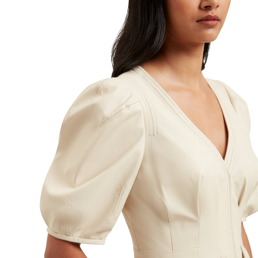 Ted Baker WMD TAMEGA Faux Leather Midi Dress 5