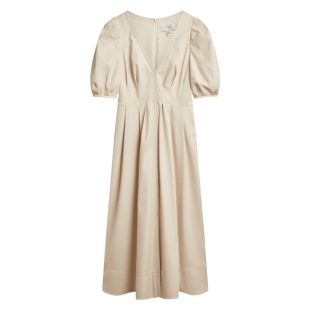 Ted Baker WMD TAMEGA Faux Leather Midi Dress 5