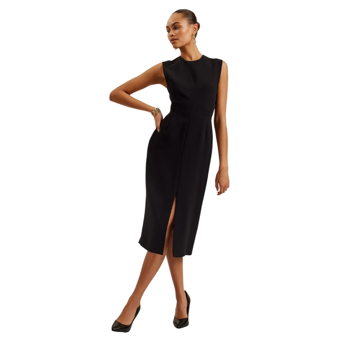 Ted Baker WMH MANABDL Tailored Midi Dress With Fro