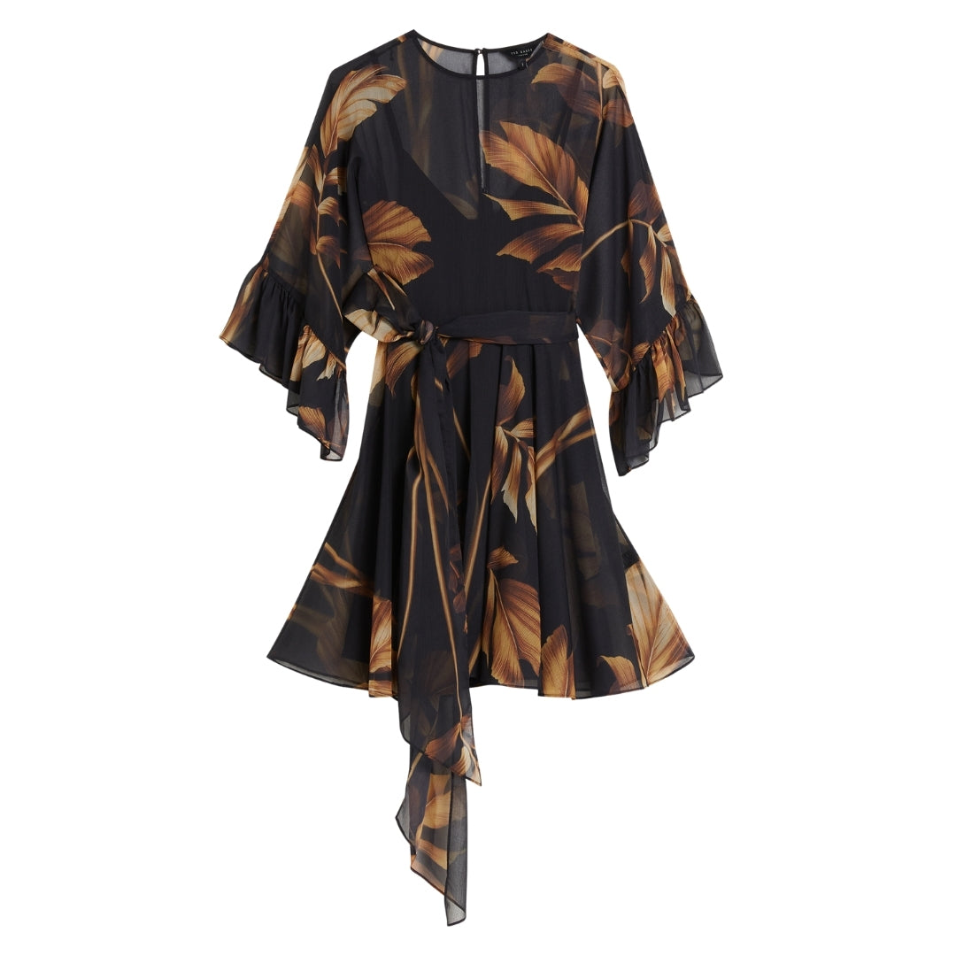 Ted Baker WMD ELSTER Frill Detail Sleeve Sheer Min 4