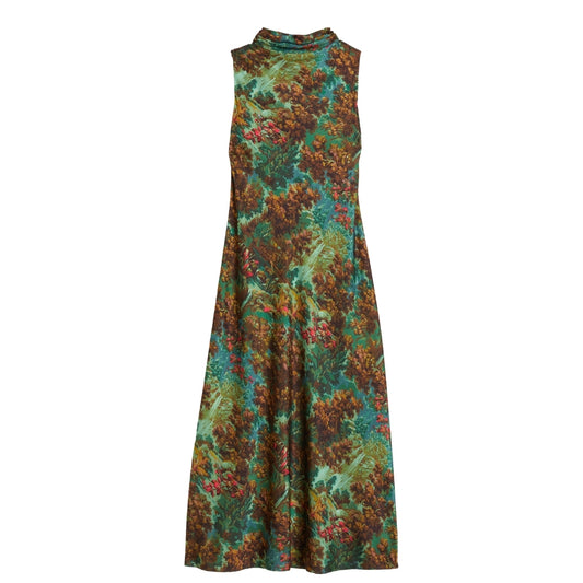 Ted Baker WMD EYVA Printed Cowl Neck Midi Slip Dre 5