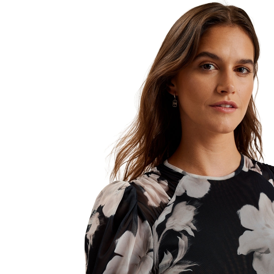 Ted Baker WMD CARMALL Gathered Shoulder Mesh Mini