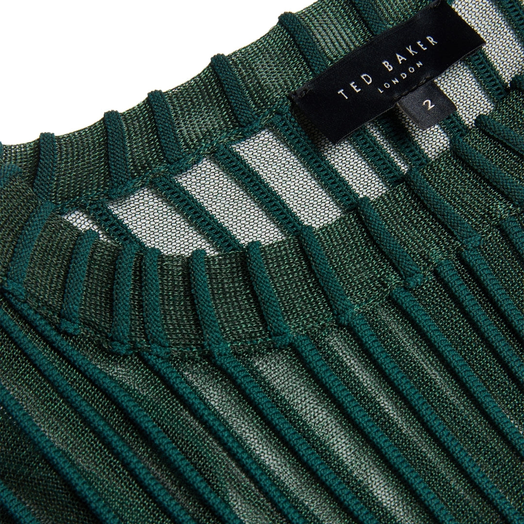 Ted Baker WMK NELLAY Sheer Striped Engineered Knit 1