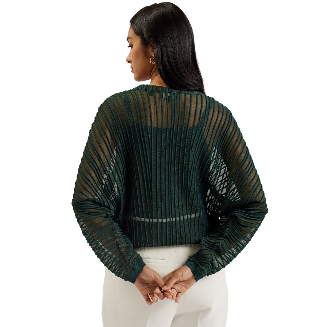 Ted Baker WMK NELLAY Sheer Striped Engineered Knit 1