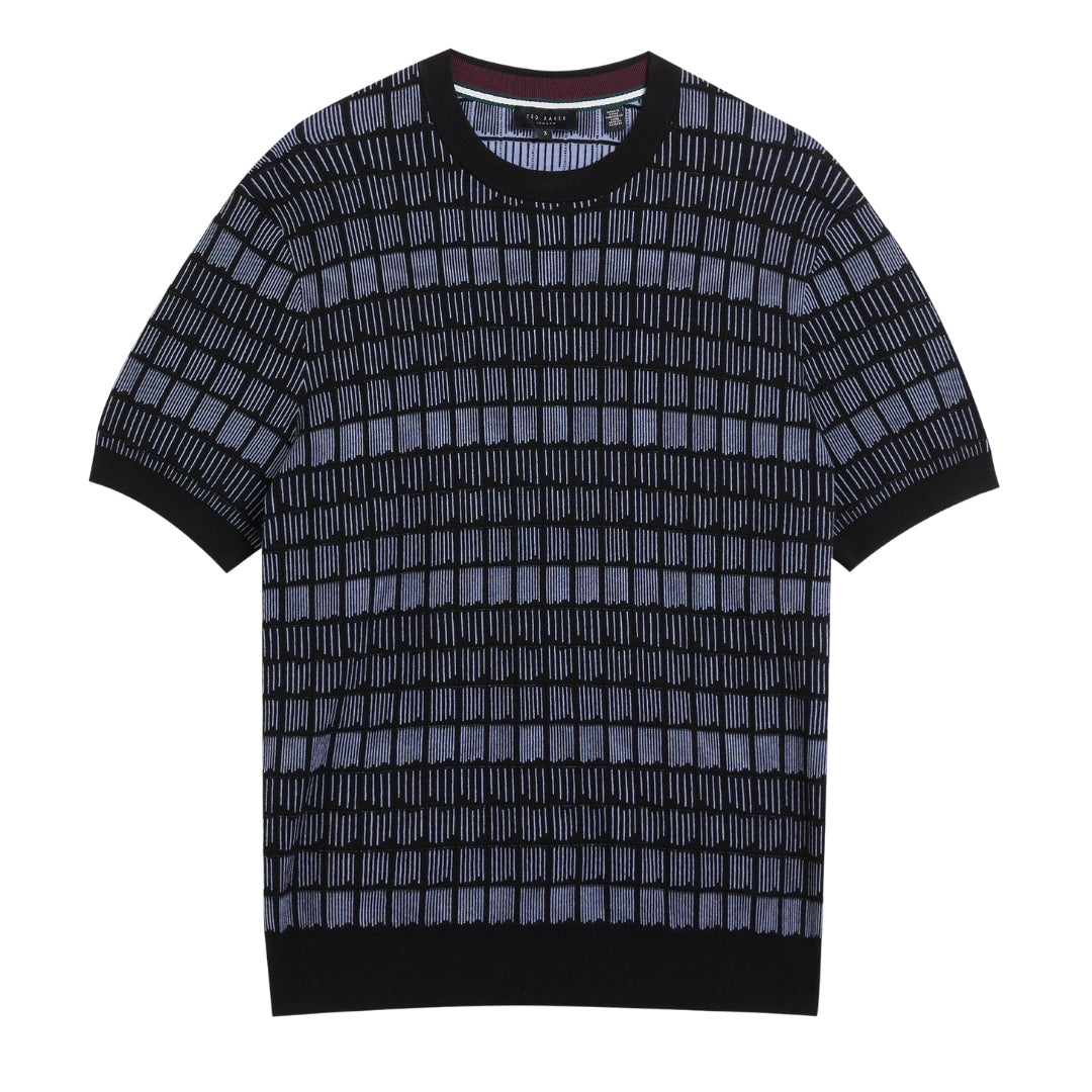 Ted Baker MMK SREVEL SS Regular Jacquard T Shirt 6