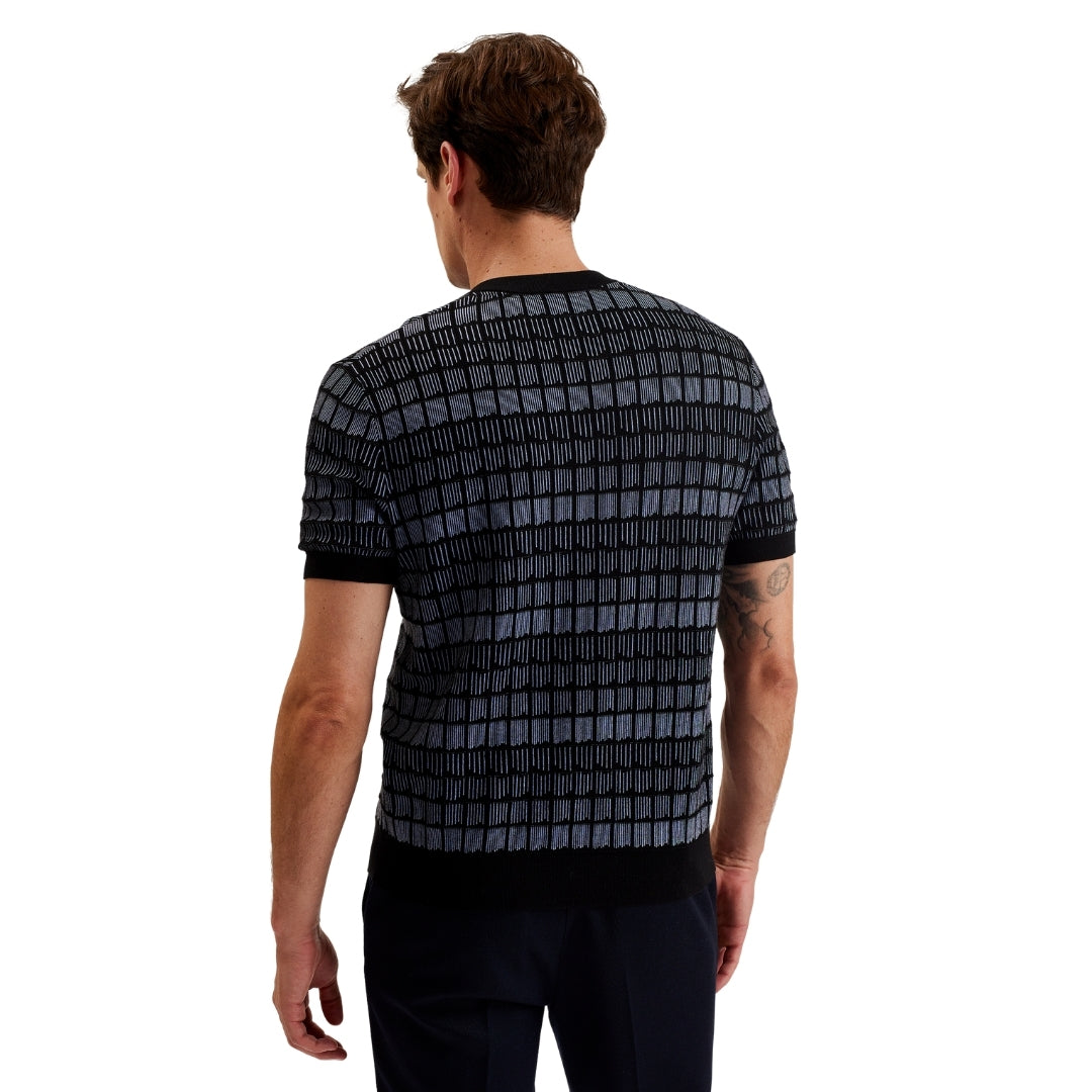 Ted Baker MMK SREVEL SS Regular Jacquard T Shirt 6