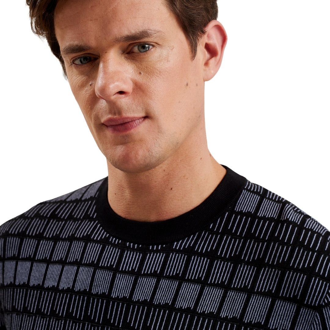 Ted Baker MMK SREVEL SS Regular Jacquard T Shirt 6