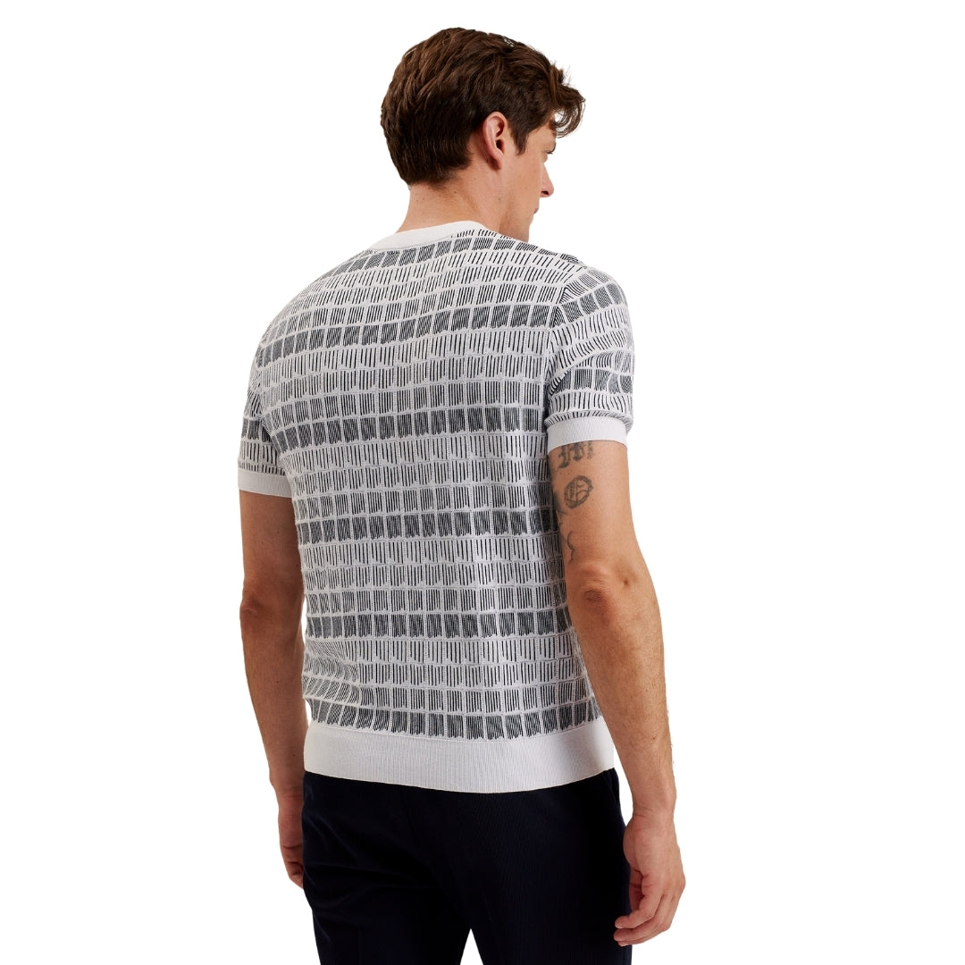 Ted Baker MMK SREVEL SS Regular Jacquard T Shirt 1