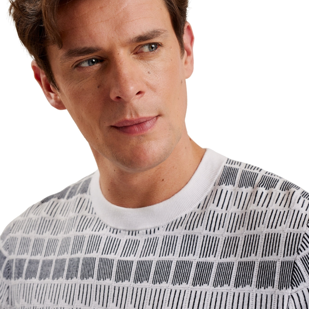 Ted Baker MMK SREVEL SS Regular Jacquard T Shirt 1