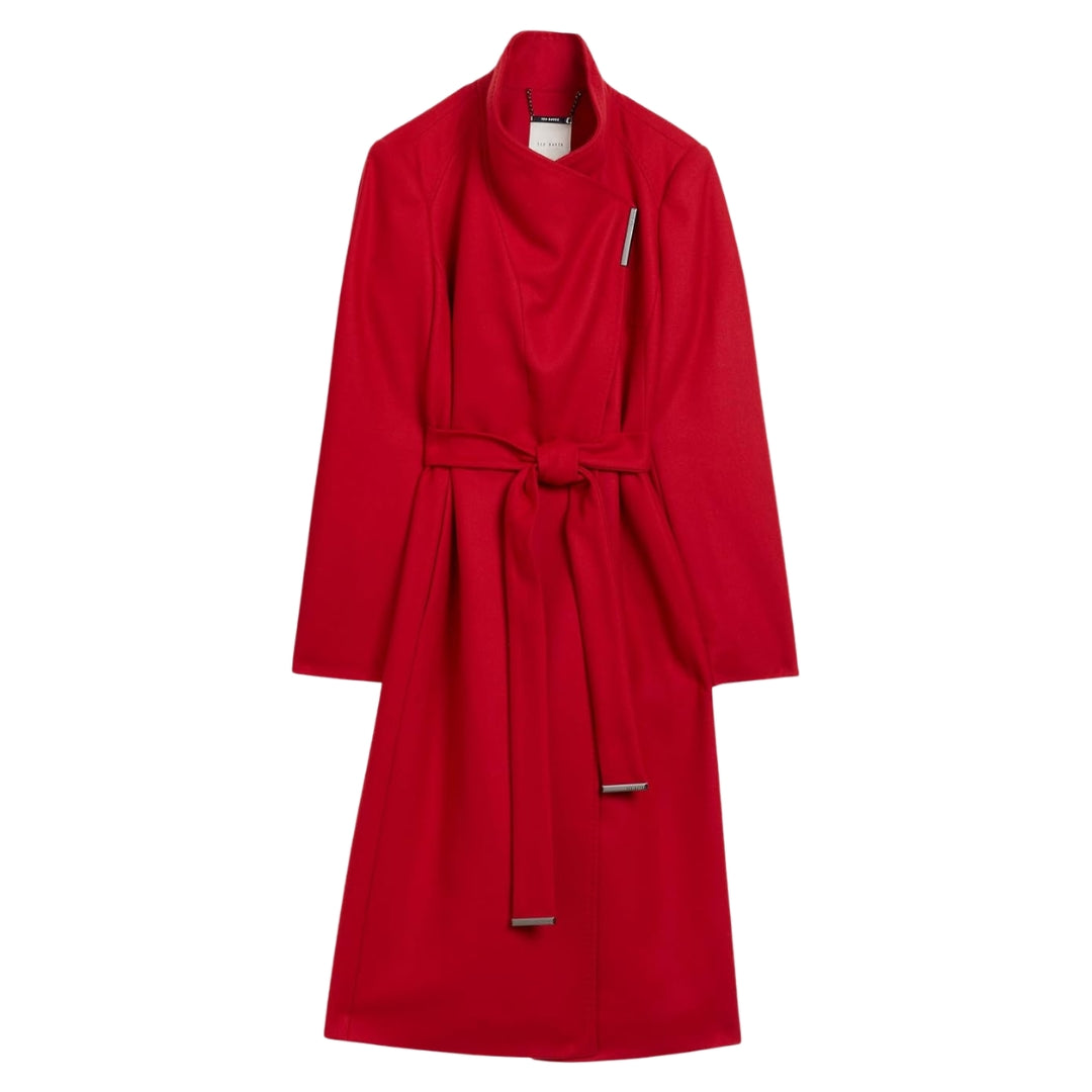 Ted Baker WMO ROSE Midi Length Belted Wool Wrap Co 1