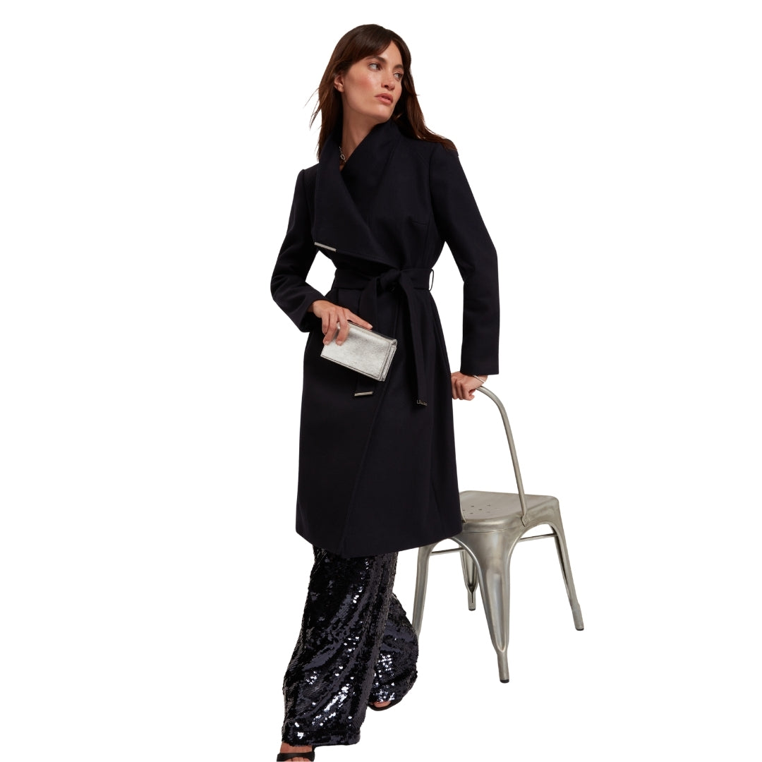 Ted Baker WMO ROSE Midi Length Belted Wool Wrap Co