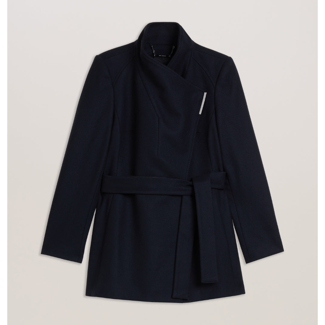 Ted Baker WMO ROSESS Short Belted Wool Wrap Coat 5
